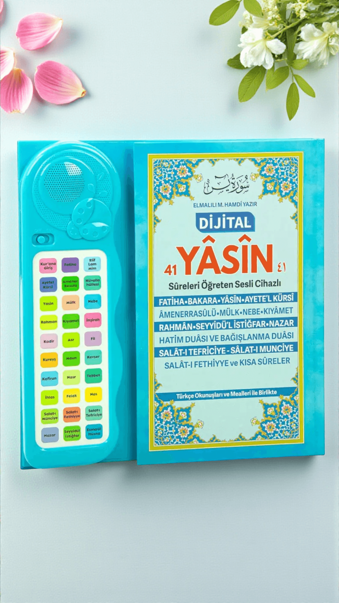 Yasin Şerif Sureleri Öğreten Sesli ve Dijital Kitap - Mavi